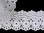 Cotton embroidery lace 65005, width 52 mm, white - 1/5