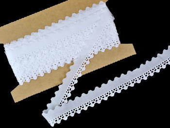 Embroidery lace No.  65090 white | 9,2 m - 1