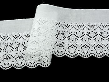 Embroidery lace No. 65123 white | 9,2 m - 1