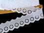 Embroidery lace No. 65019 white | 9,2 m - 1/4