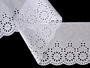Embroidery lace No. 65033 white | 14,4 m - 1/4
