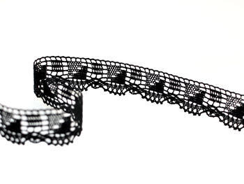 Bobbin lace No. 75018 black | 30 m