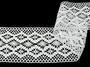Cotton bobbin lace insert 75036, width 100 mm, white - 1/5