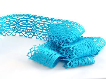 Bobbin lace No. 75037 turquoise | 30 m - 1