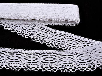 Bobbin lace No. 75037 white | 30 m - 1