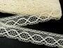 Cotton bobbin lace 75065, width 47 mm, ecru - 1/4
