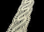Cotton bobbin lace 75080, width 55 mm, ecru - 1/4