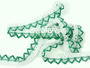 Bobbin lace No. 75087 white/light green | 30 m - 1/5