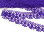Cotton bobbin lace 75088, width 27 mm, violet - 1/4