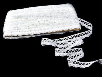 Bobbin lace No. 75428/75099 white | 30 m - 1
