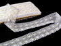 Cotton bobbin lace 75110, width 53 mm, white/ecru - 1/5