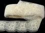 Cotton bobbin lace 75112, width 80 mm, ecru - 1/5