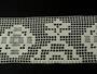 Cotton bobbin lace insert 75125, width 83 mm, ecru - 1/4