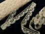 Cotton bobbin lace 75129, width 21 mm, ecru - 1/5