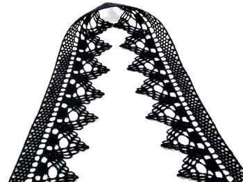 Bobbin lace No. 75145 black | 30 m - 1