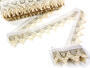 Bobbin lace No. 75145 light linen/white/ecru | 30 m - 1/4