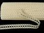 Cotton bobbin lace 75169, width 20 mm, ecru - 1/4