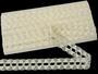 Cotton bobbin lace 75170, width 30 mm, ecru - 1/4