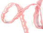 Bobbin lace No. 75207 pink | 30m - 1/4