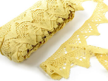 Bobbin lace No. 75221 light yellow | 30 m - 1