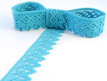 Bobbin lace No. 75222 turquoise | 30 m - 1