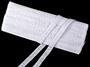 Cotton bobbin lace insert 75212, width 13 mm, white - 1/5