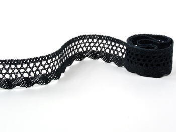 Bobbin lace No. 75231 black | 30 m - 1
