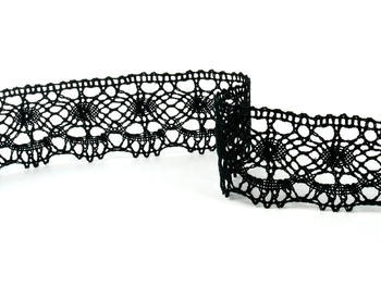 Bobbin lace No. 75238 black | 30 m - 1