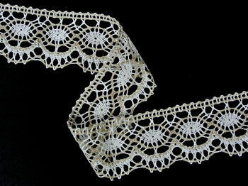 Bobbin lace No. 75238 bleached/natural linen | 30 m - 1