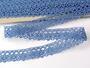 Cotton bobbin lace 75239, width 19 mm, sky blue - 1/4