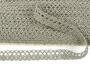 Cotton bobbin lace 75239, width 19 mm, dark linen gray - 1/4