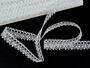 Linen bobbin lace 75239, width 19 mm, 100% linen bleached - 1/3