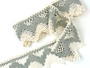Bobbin lace No. 75256 ecru/dark linen | 30 m - 1/4