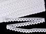 Cotton bobbin lace 75259, width 17 mm, white - 1/5