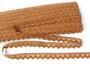 Cotton bobbin lace 75259, width 17 mm, terracotta - 1/5