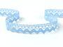 Cotton bobbin lace 75259, width 17 mm, light blue - 1/5