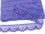 Cotton bobbin lace 75261, width 40 mm, purple II - 1/5