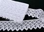 Cotton bobbin lace 75293, width 68 mm, white - 1/5