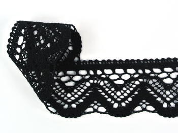 Bobbin lace No. 75301  black | 30 m - 1