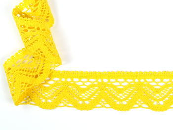 Bobbin lace No. 75301  yellow | 30 m - 1