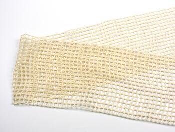 Cotton bobbin lace insert 75326, width 125 mm, ecru - 1