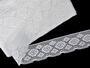 Cotton bobbin lace 75330, width 46 mm, white - 1/5