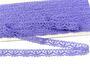 Cotton bobbin lace 75395, width 16 mm, purple II - 1/4
