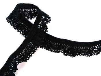 Bobbin lace No. 75411 black | 30 m - 1