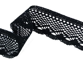 Bobbin lace No. 75414 black | 30 m - 1