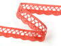Cotton bobbin lace 75428, width 18 mm, light red coral - 1/5