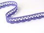 Cotton bobbin lace 75428, width 18 mm, purple II - 1/5