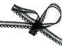 Bobbin lace No. 75445 black | 30 m - 1/4