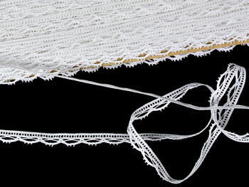 Bobbin lace No. 75465 white | 30 m - 1