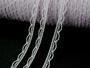 Cotton bobbin lace 75465, width 7 mm, light pink - 1/3